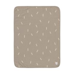 Musselin Decke Speckles Olive